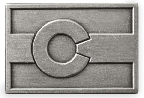 Badge Colorado Metal