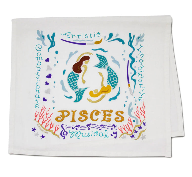 Dish Towel Pisces