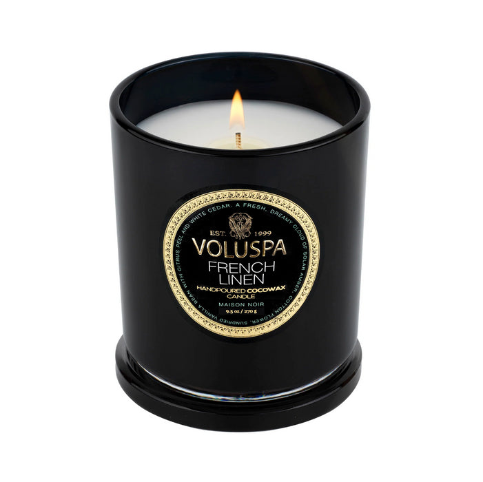 Candle French Linen 9.5oz Classic