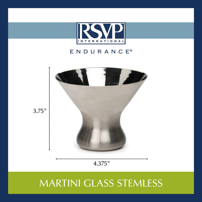 Glass Martini Stemless