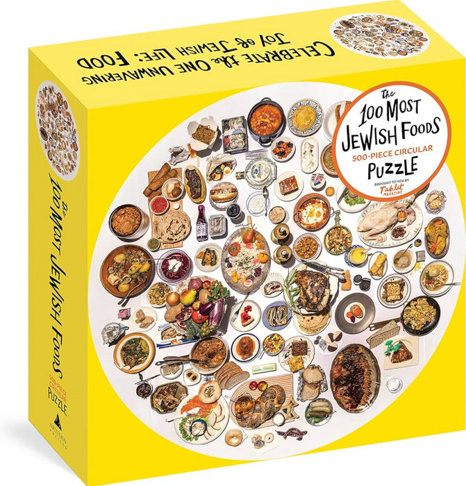 Puzzle 500pc The 100 Most Jewish Foods