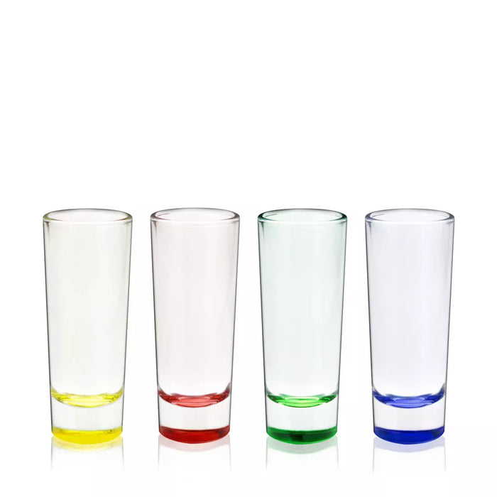 Shot Glass 2oz Bright Colors (S/4)