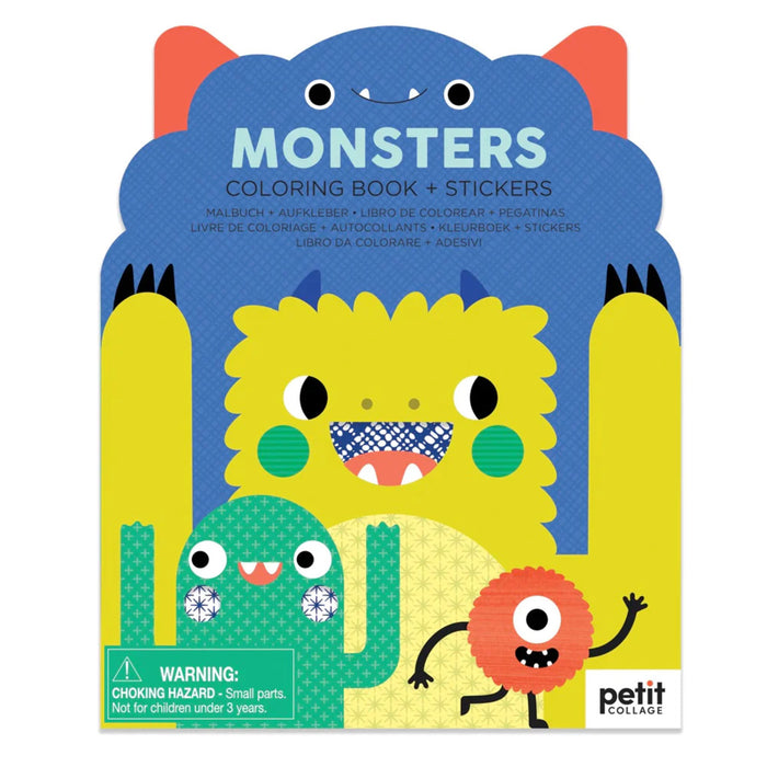 Color Book & Stickers Monsters