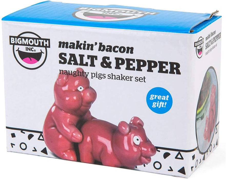Salt & Pepper Shaker Set Making Bacon