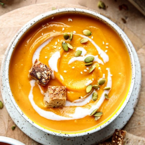 Butternut Squash Carrot Ginger Soup