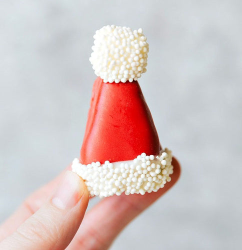 Santa Hat OREO Cookie Truffles by Chelsea Lords