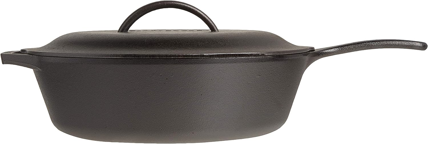 Skillet Deep 5Qt w/Iron Cover