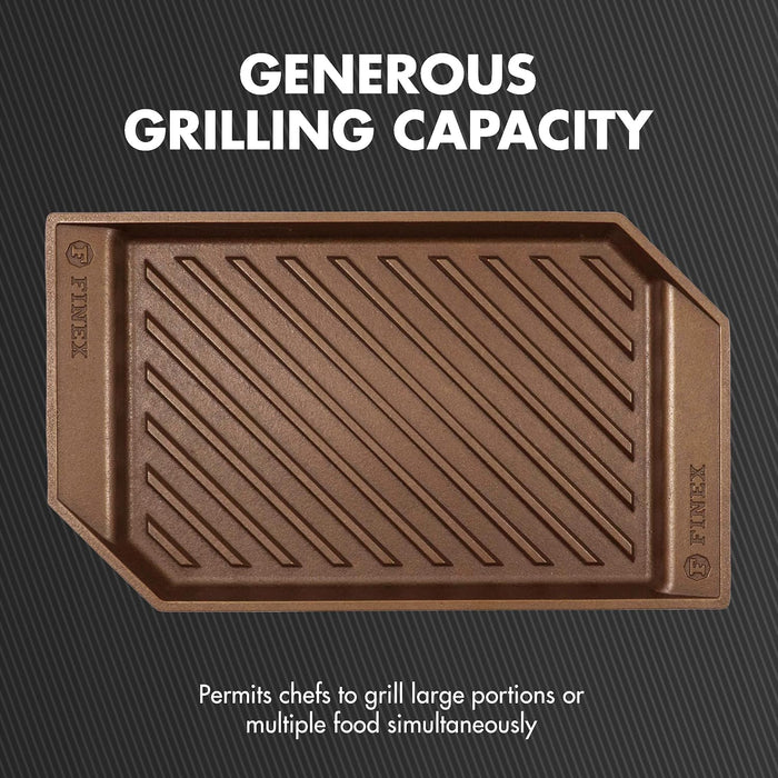 Grill Pan 15 Cast Iron Lean Finex