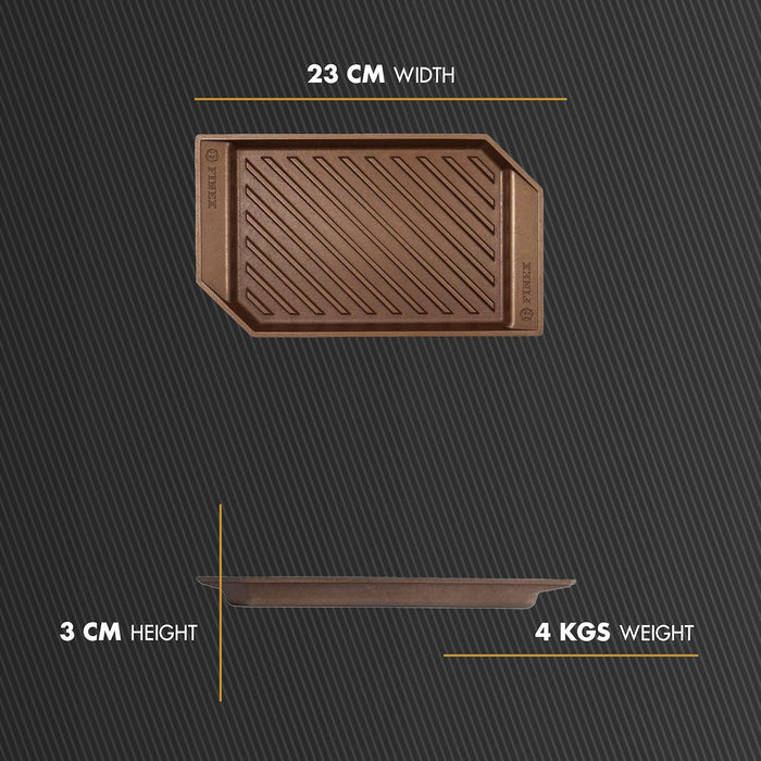 Grill Pan 15 Cast Iron Lean Finex