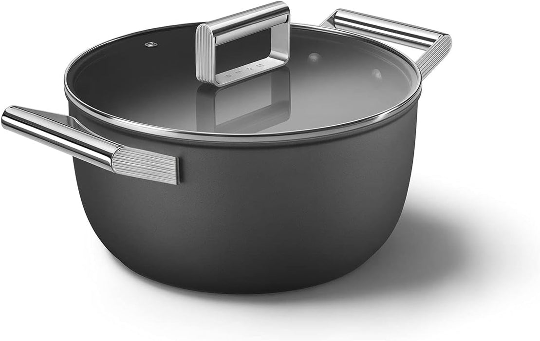 5qt CASSEROLE DISH 9.5" W/LID BLACK