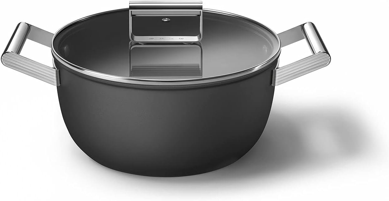 5qt CASSEROLE DISH 9.5" W/LID BLACK