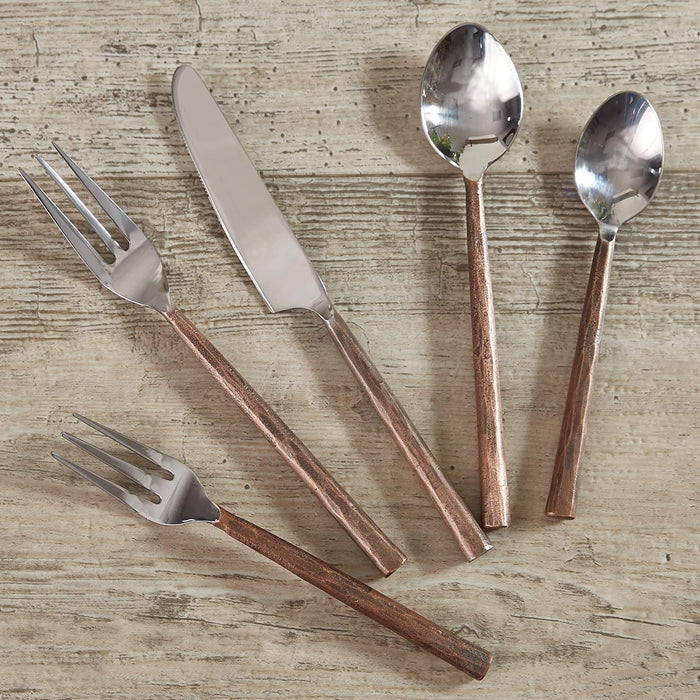 Serving Set Copper Handle