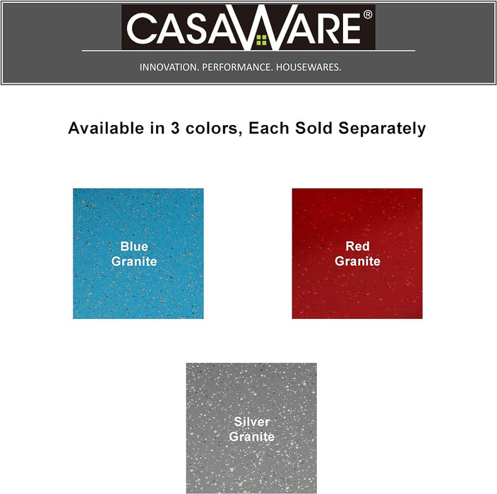 casaWare Pizza/baking Pan 12-inch (Silver Granite)