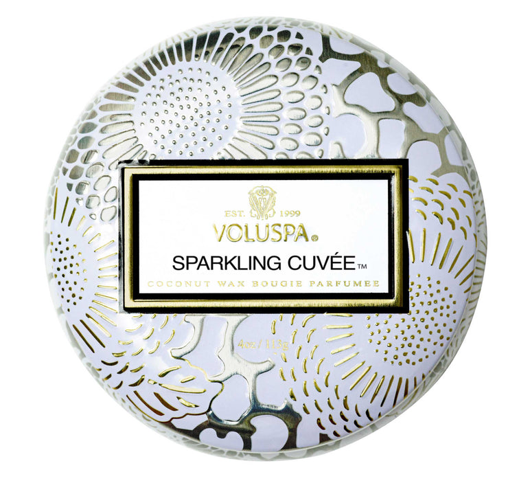 Candle Sparkling Cuvee Mini Tin