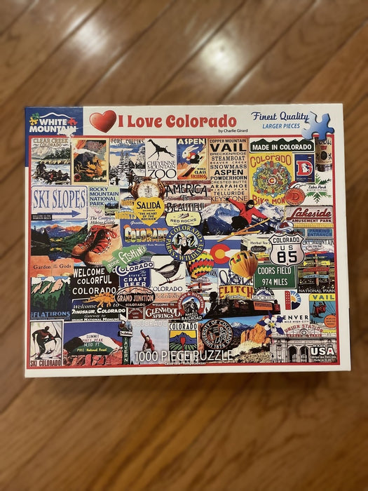 Puzzle 1000pc I Love Colorado