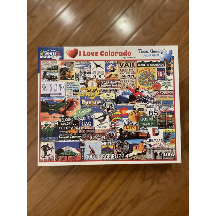 Puzzle 1000pc I Love Colorado