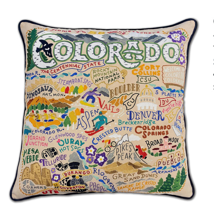 Pillow Emb Colorado (Assorted 5)