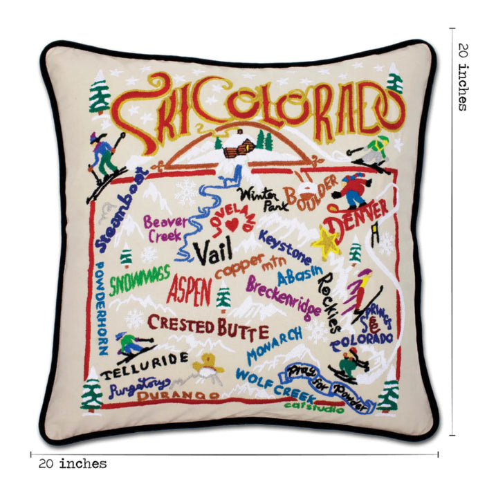 Pillow Ski Colorado Black (Assorted 5)