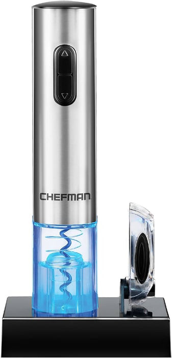 Corkscrew Automatic Electric Silver