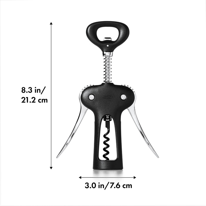 Corkscrew Winged w/Foil Cutter