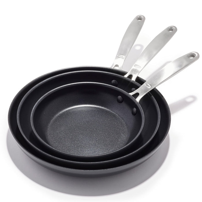 Henckels Capri K2 3-pc Aluminum Nonstick Fry Pan Set