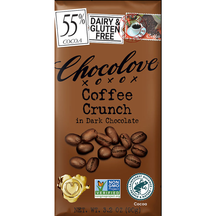 Coffee Crunch Dark Chocolate 55