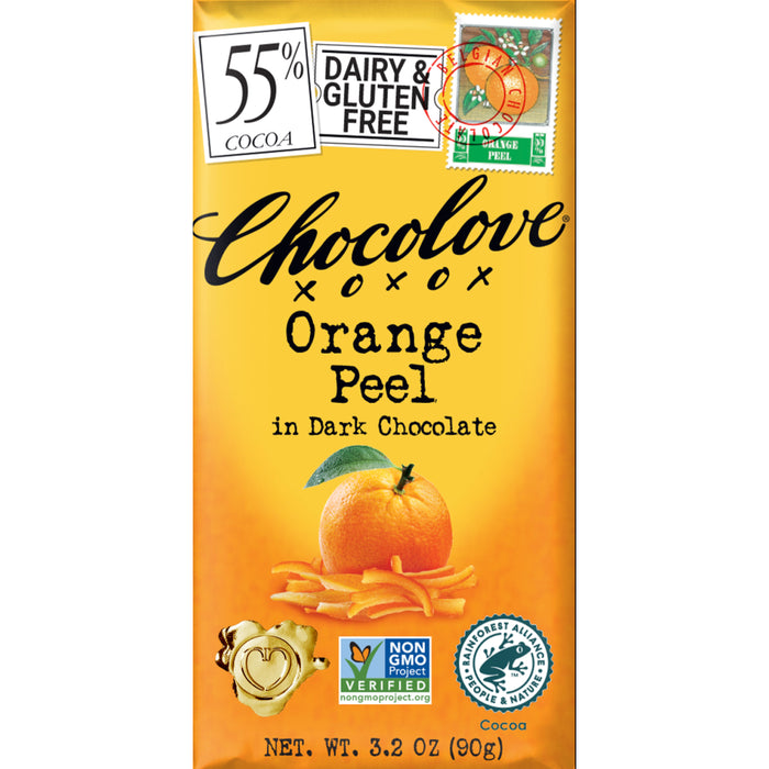 Orange Peel Dark Chocolate 55