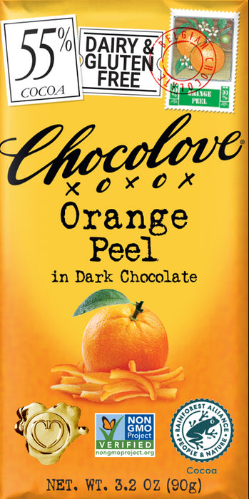 Orange Peel Dark Chocolate 55