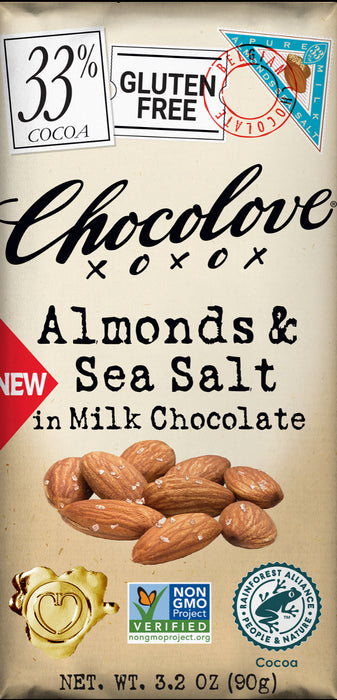 Bar Almonds & Sea Salt 33% Milk