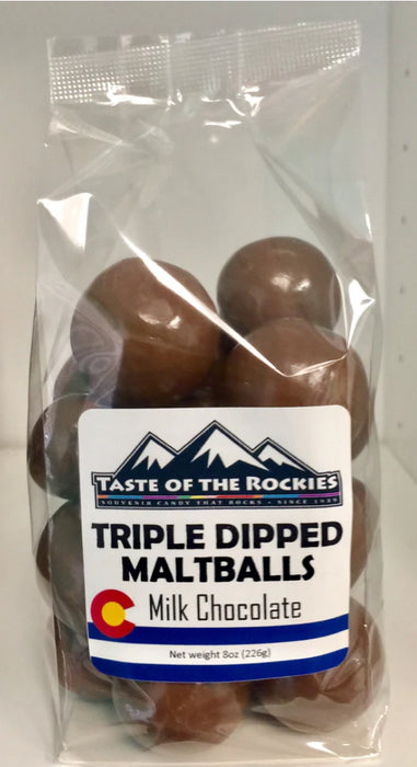 Malt Balls Mk Choc Triple Dipped 8oz