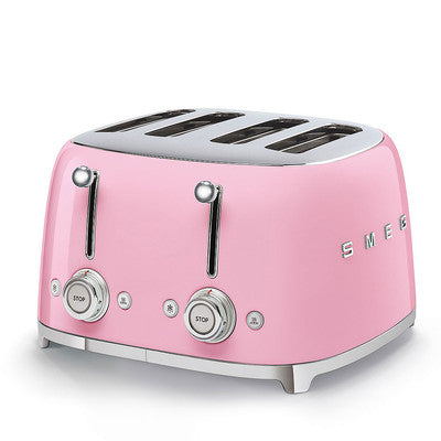Toaster 4 Slice Pink