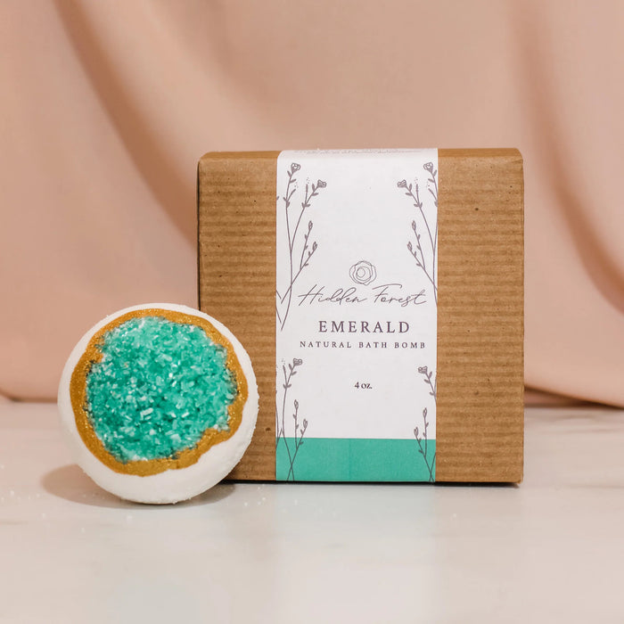 Bath Bomb Emerald Vitality