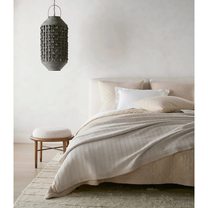 Blanket Terrace 96x96 Q Linen