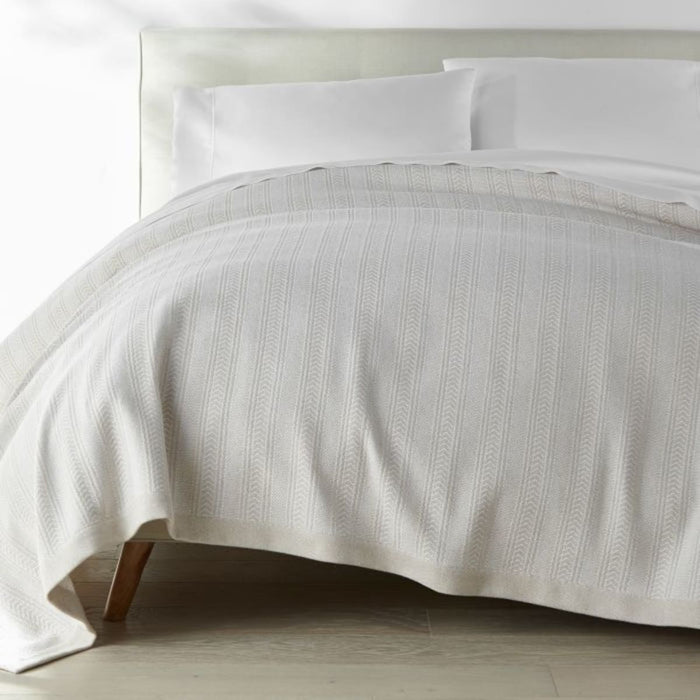 Blanket Terrace 96x96 Q Linen