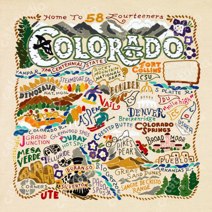 Art Print Colorado 8x8