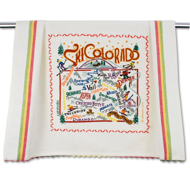 Dish Towel Ski Colorado