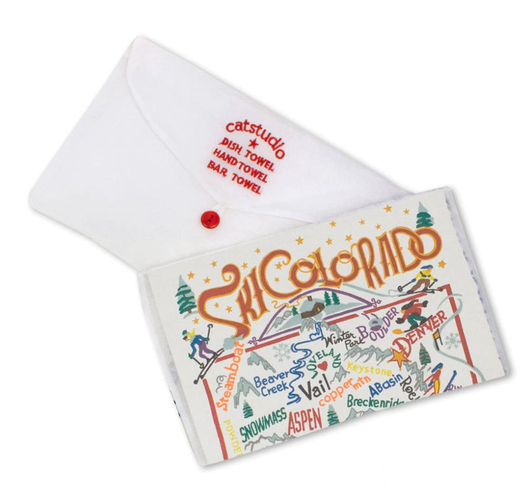 Dish Towel Ski Colorado