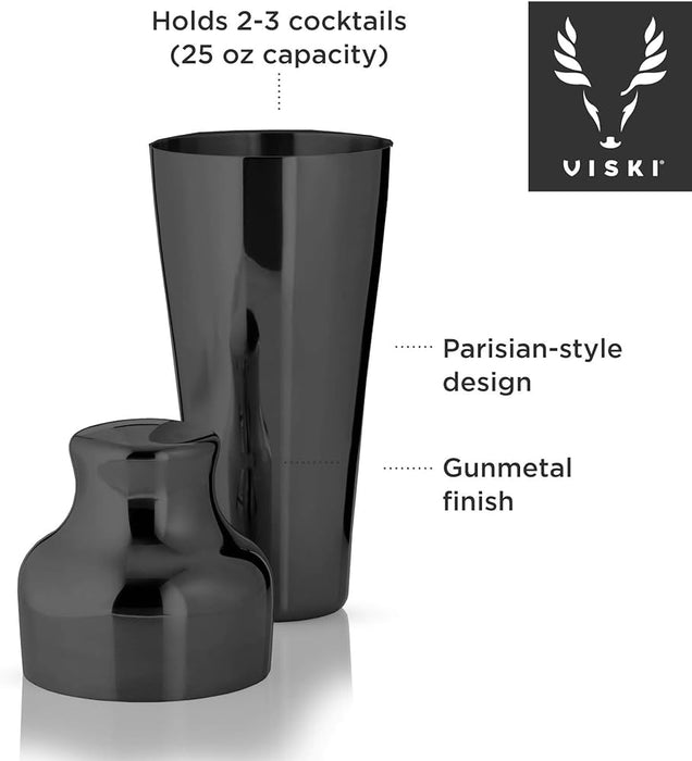 Cocktail Shaker Parisian Gunmetal