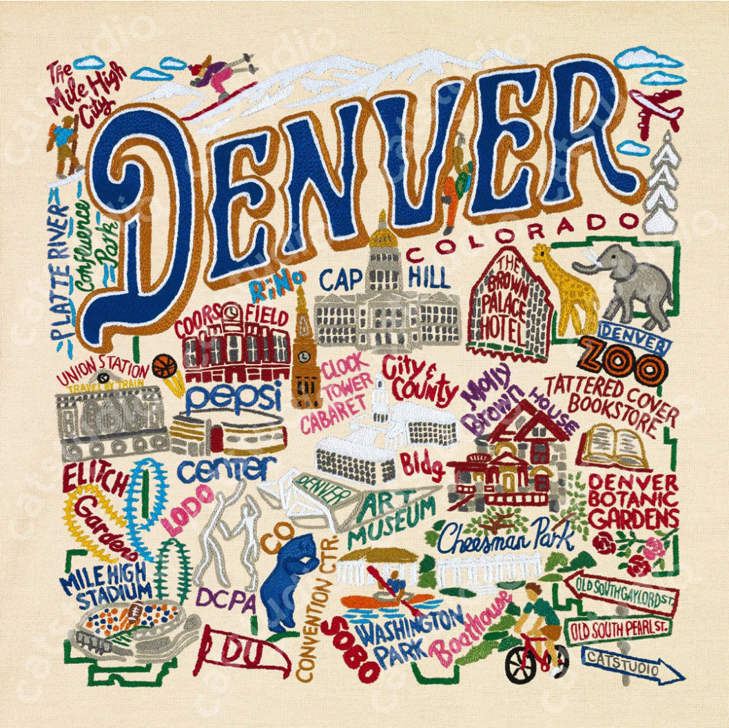 Art Print Denver 10x10 — Peppercorn