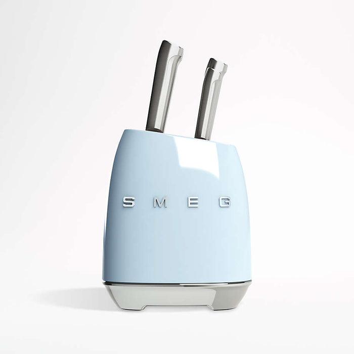 knife block + knives Pastel Blue