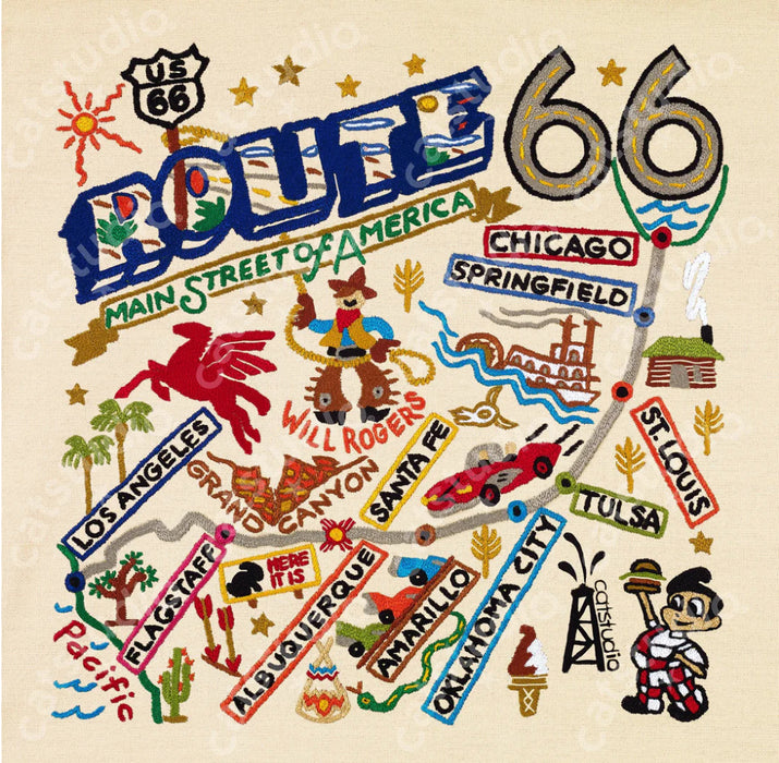 Art Print Route 66 8x8