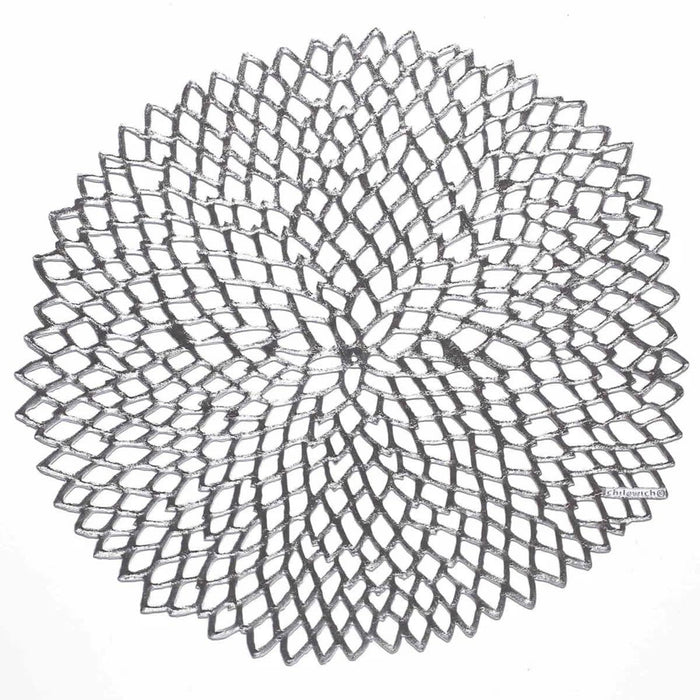Mat 15 Rnd Dahlia Brass