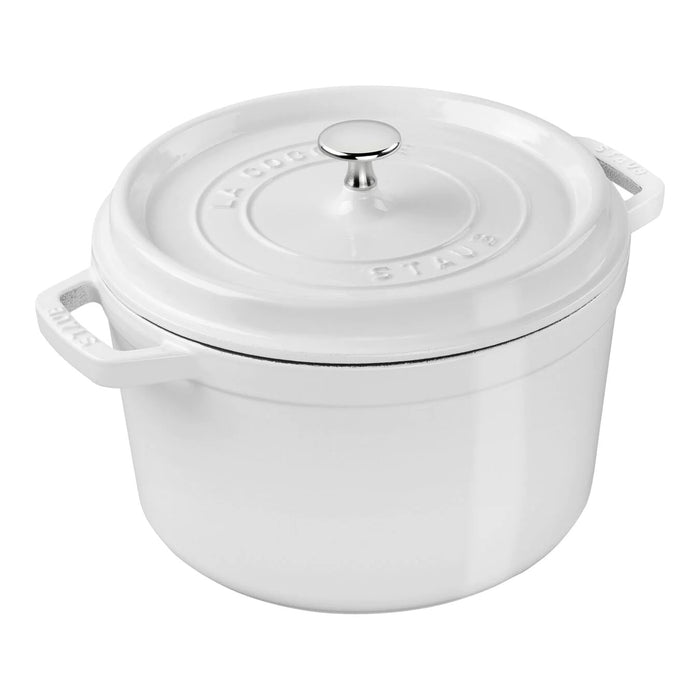 Cocotte 5Qt Tall White