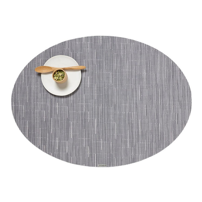 Mat 14x19.25 Oval Bamboo Fog