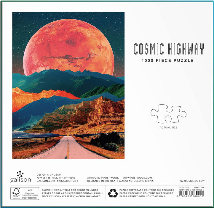 Puzzle Sq Cosmic Highway 1000