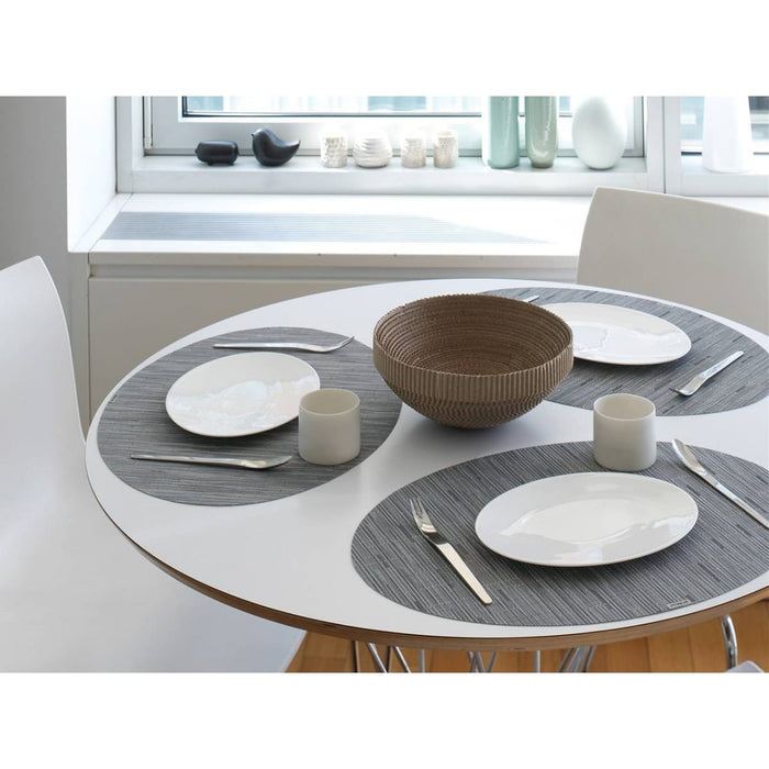 Mat 14x19.25 Oval Bamboo Fog