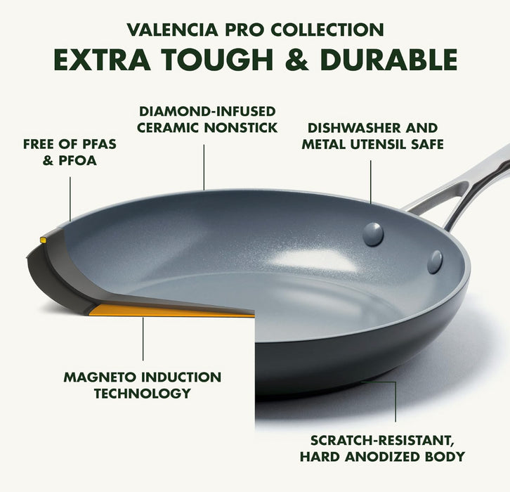 Frypan 10 w/Lid Valencia Pro