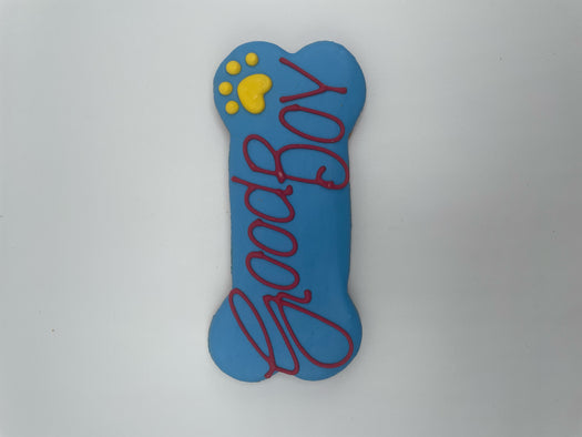 Cookie Dog Good Boy Blue 6"