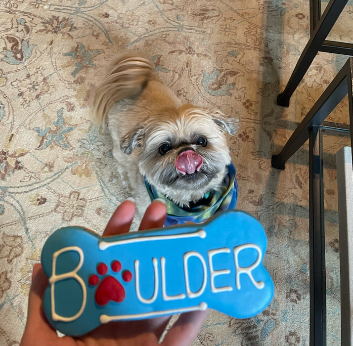 Cookie Dog Boulder Blue/White