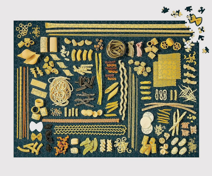 Puzzle 1000 pc Art of Pasta w/ Shaped Pieces 2023